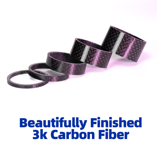 Carbon Fiber 31.8mm Headtube Stem Spacers