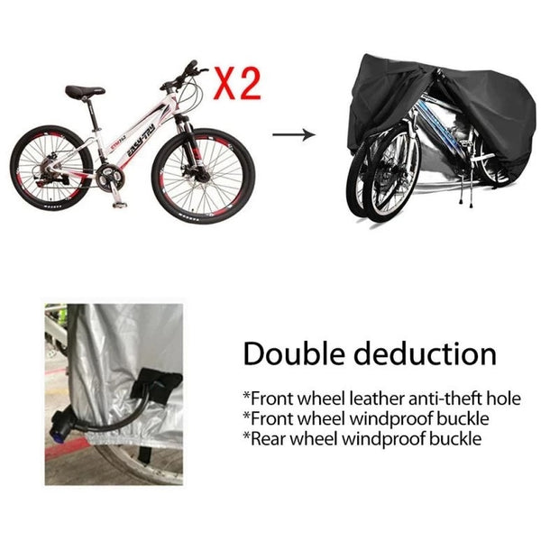 Protective Bicycle Cover for Multiple Bikes
